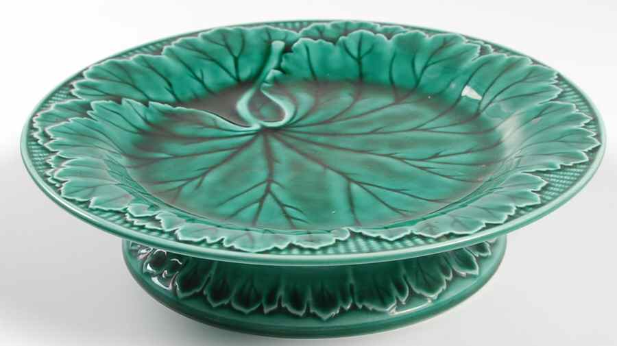 Green Glaze Round Compote (Height X Width) by Wedgwood-1