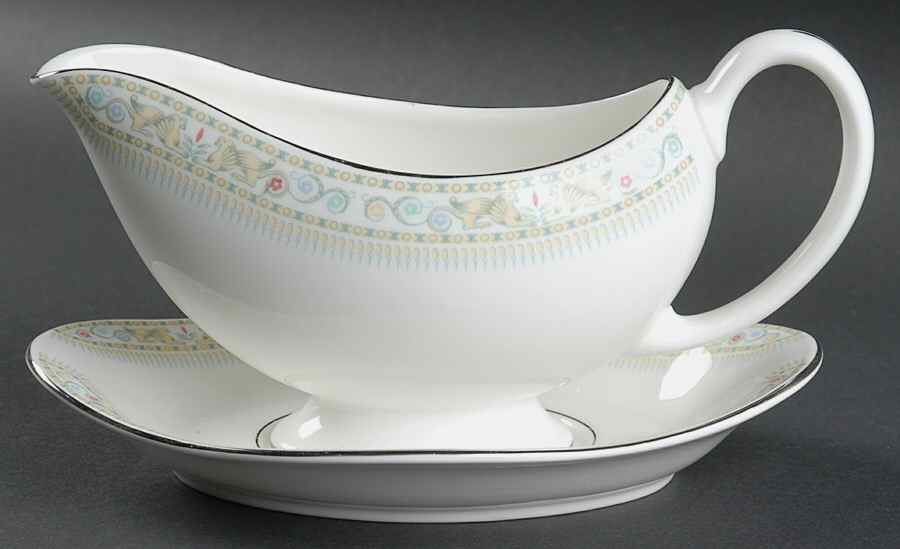 Griffons Gravy Boat & Underplate by Wedgwood-1