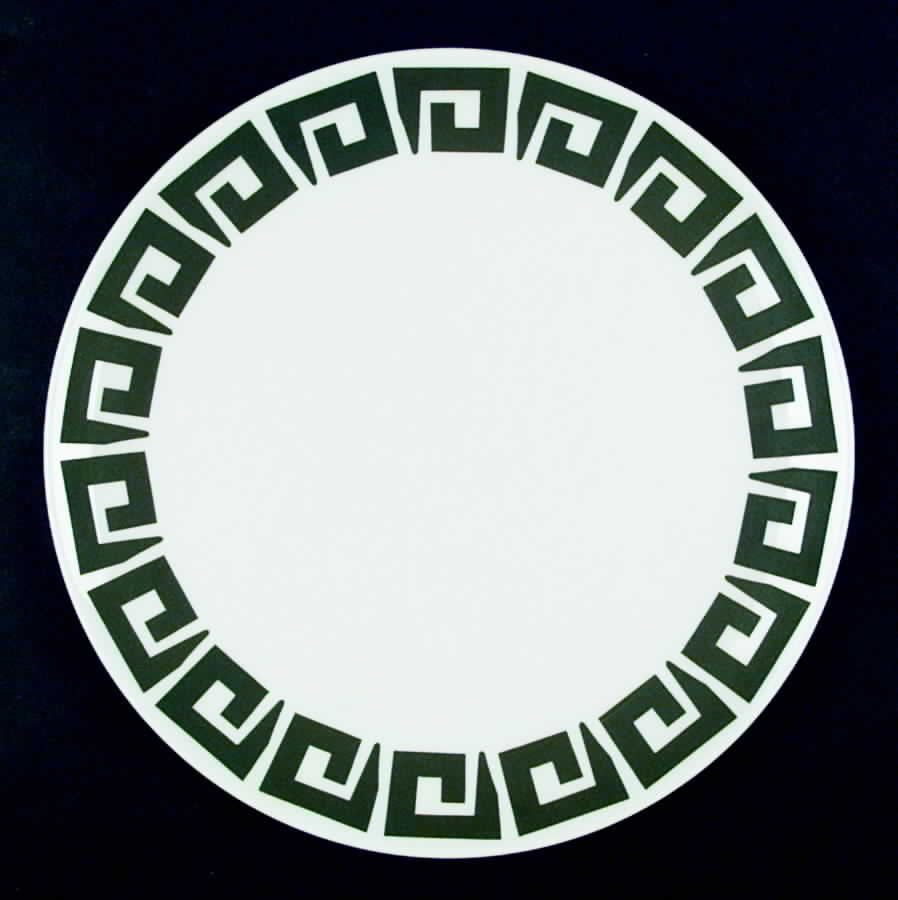 Green Keystone Dinner Plate by Wedgwood-1