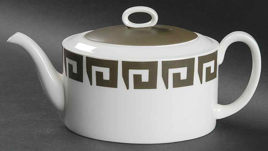 Green Keystone Teapot & Lid by Wedgwood-1