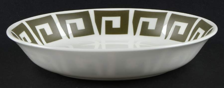 Green Keystone Coupe Soup Bowl by Wedgwood-1