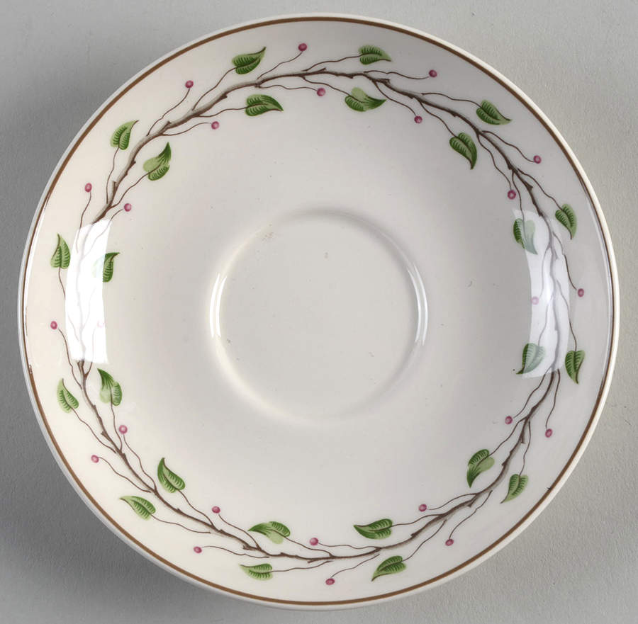 Green Leaf Saucer by Wedgwood-1