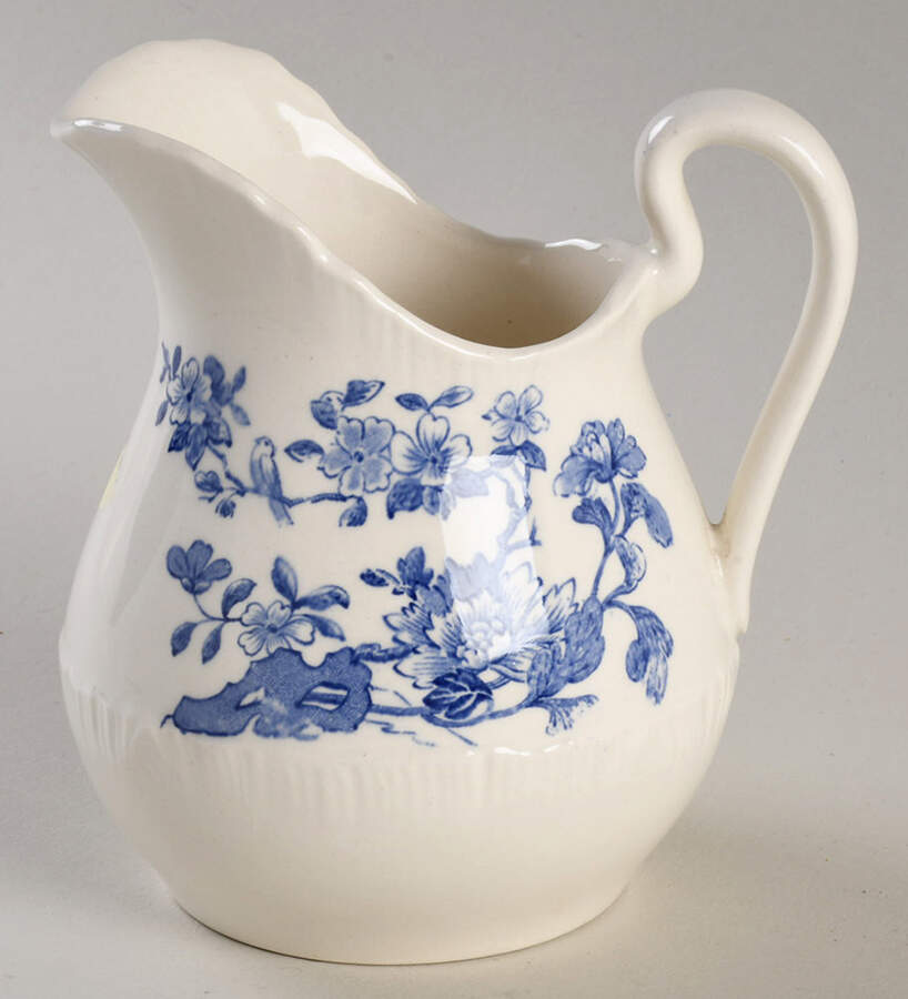 Groups Blue (Shelledge) Creamer by Wedgwood-1