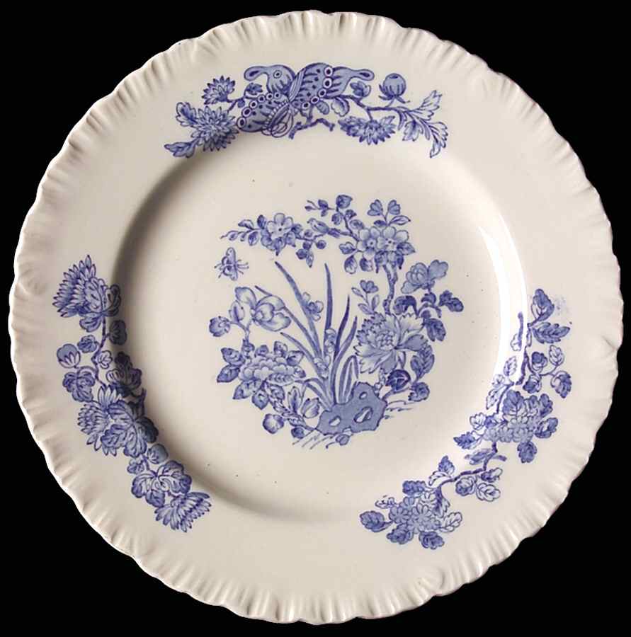 Groups Blue (Shelledge) Bread & Butter Plate by Wedgwood-1