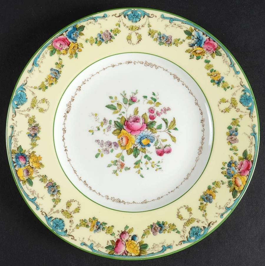 Grosvenor (W697, Cream Rim) Salad Plate by Wedgwood-1