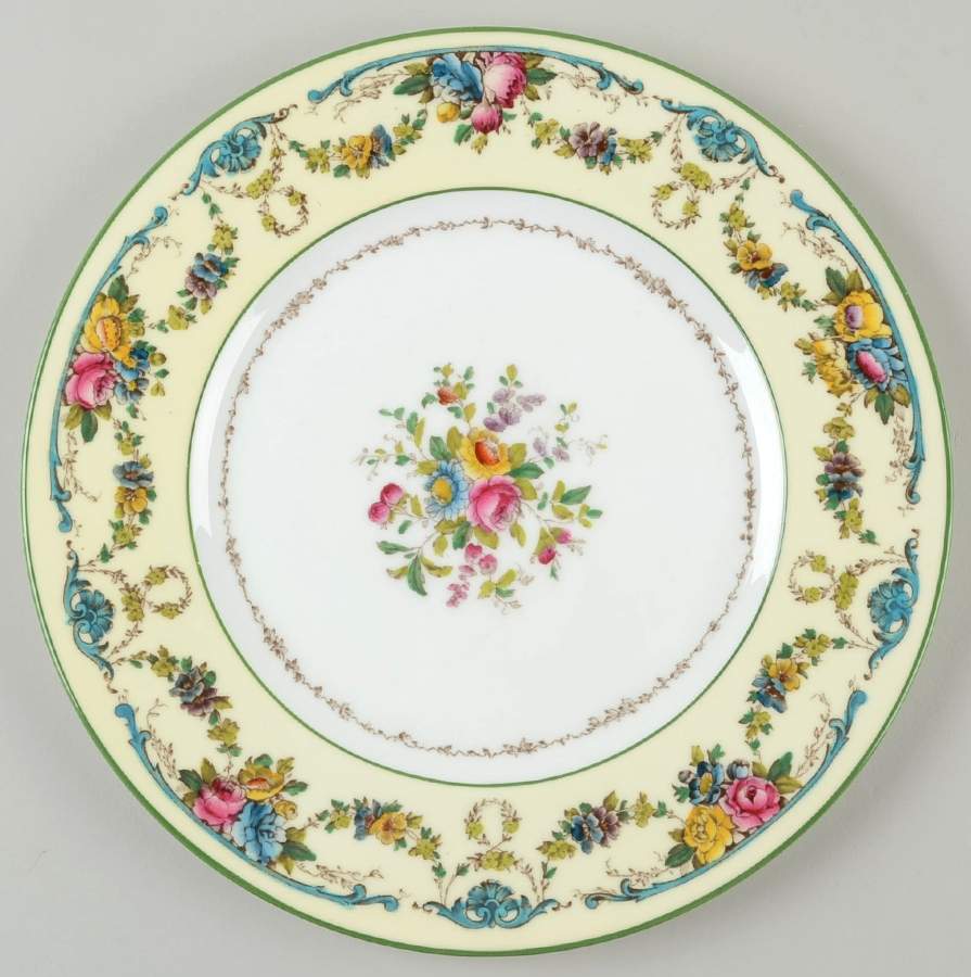 Grosvenor (W697, Cream Rim) Dinner Plate by Wedgwood-1