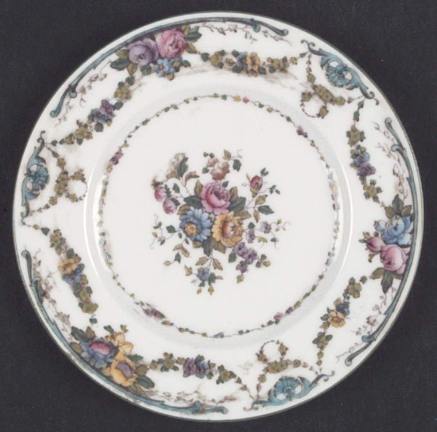 Grosvenor (W841, White Rim) Bread & Butter Plate by Wedgwood-1