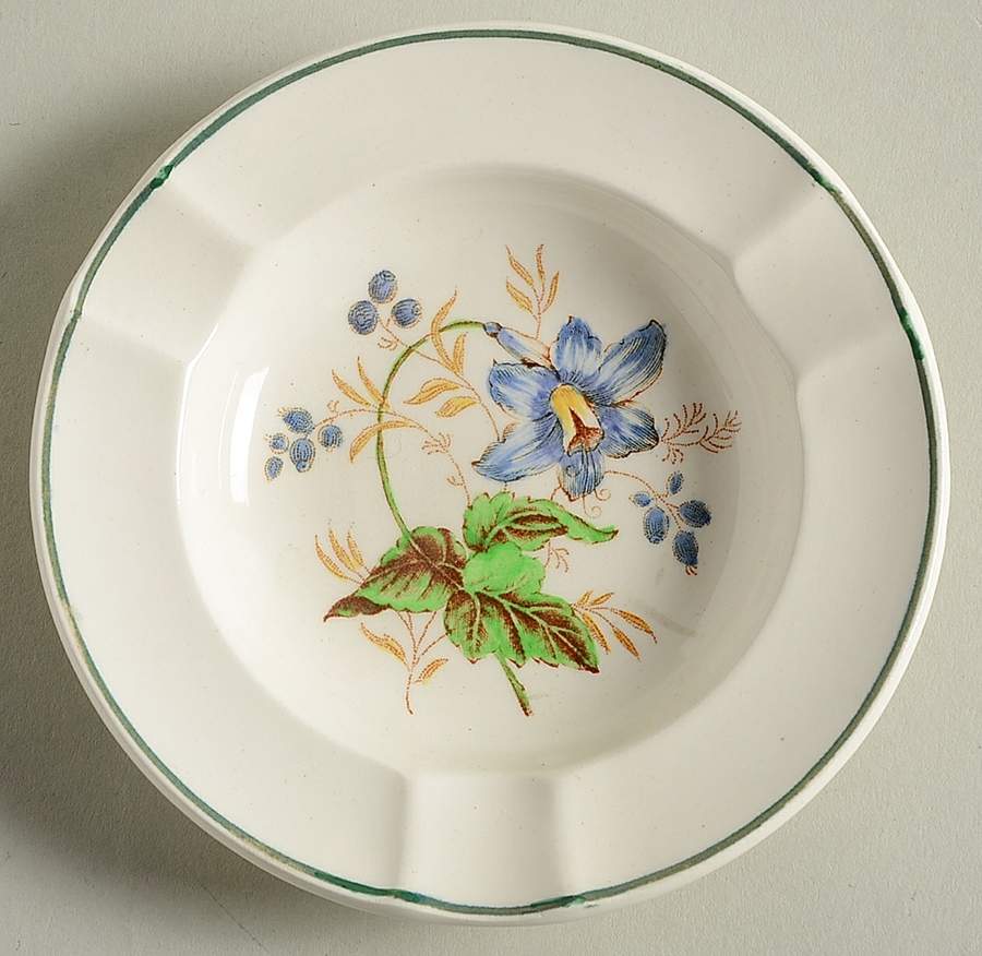 Hampton Court (Green Rim) 4" Ashtray by Wedgwood-1