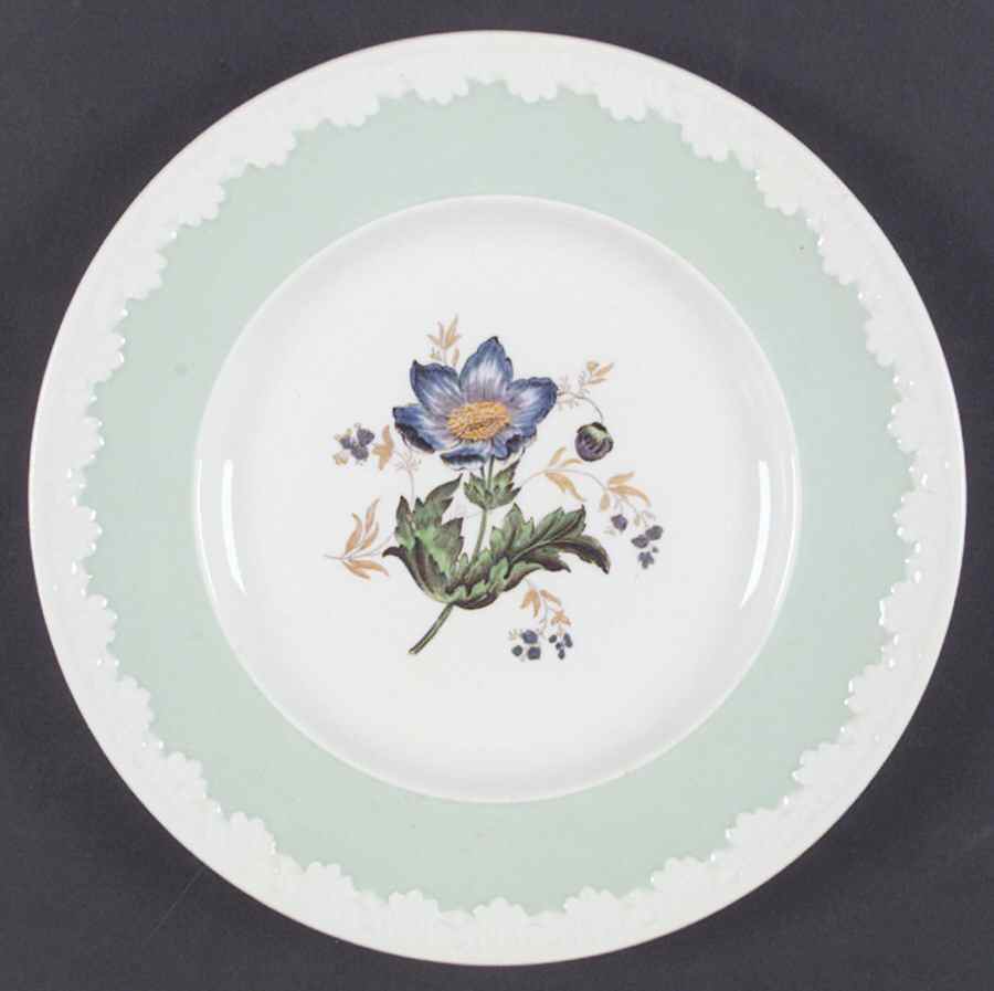 Hampton Court (Green Rim) Salad Plate by Wedgwood-1