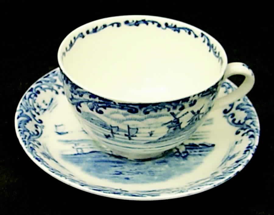 Hague Flat Cup & Saucer Set by Wedgwood-1