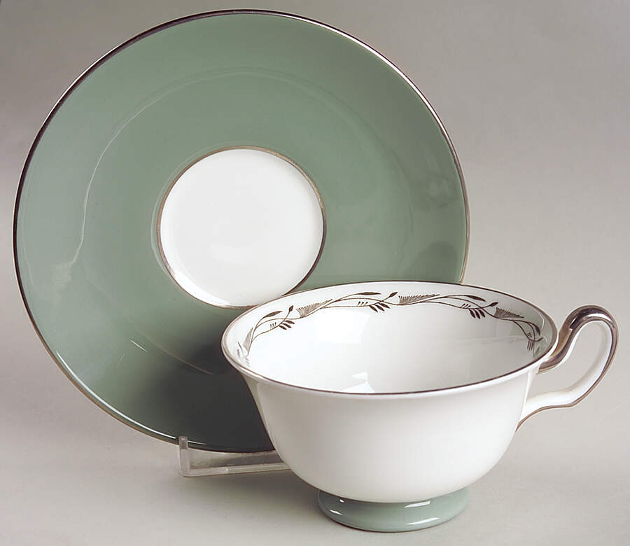 Halford Footed Cup & Saucer Set by Wedgwood-1
