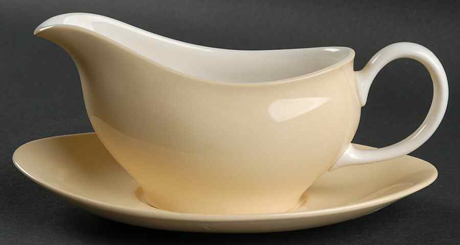 Harvest Moon Gravy Boat & Underplate by Wedgwood-1
