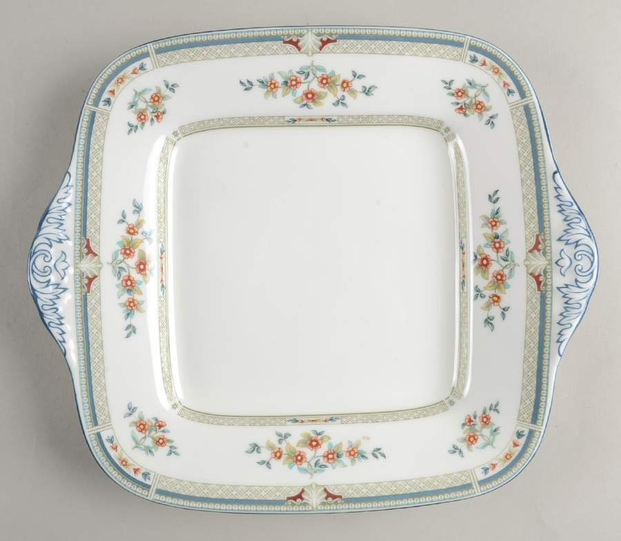 Hampshire Square Handled Cake Plate by Wedgwood-1