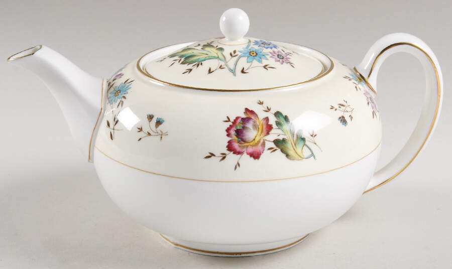 Harewood Teapot & Lid by Wedgwood-1