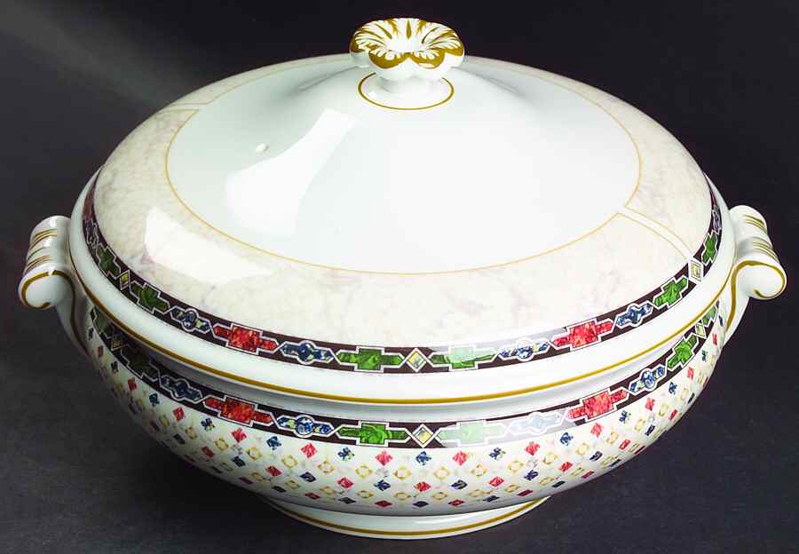 Harlequin Round Covered Vegetable by Wedgwood-1