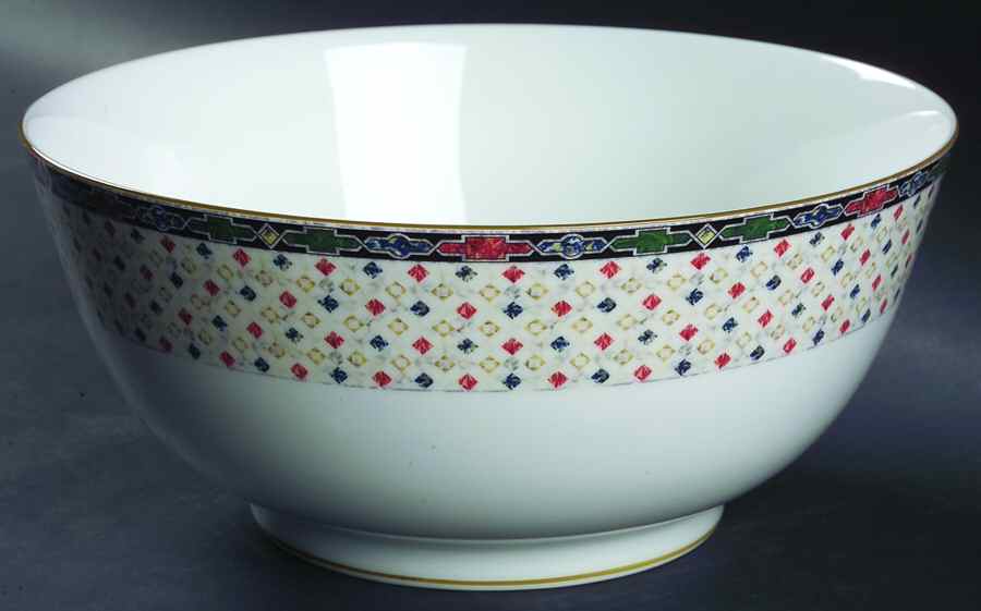 Harlequin 10" Large Salad Serving Bowl by Wedgwood-1