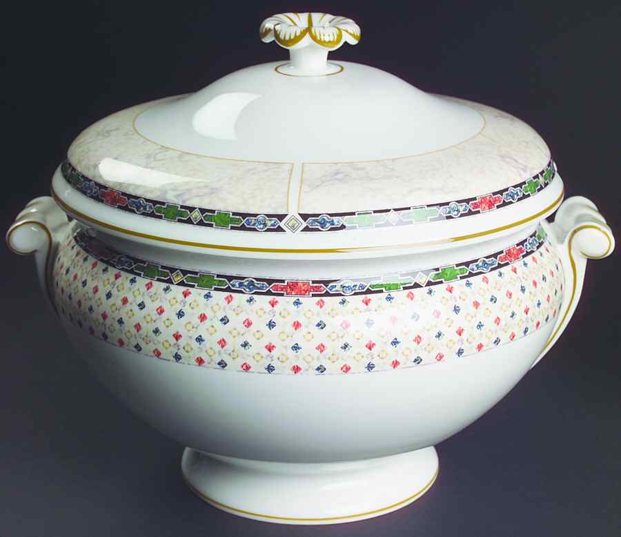 Harlequin Tureen &  Lid by Wedgwood-1