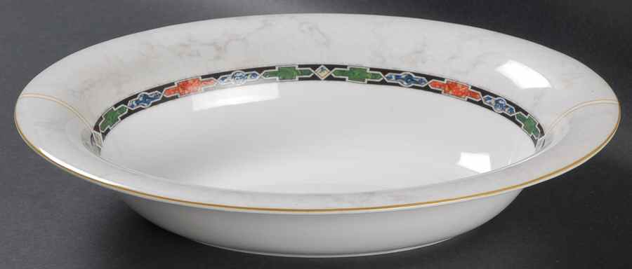 Harlequin 10" Oval Vegetable Bowl by Wedgwood-1