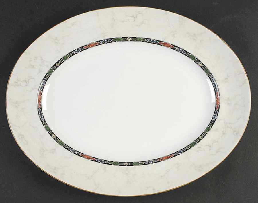 Harlequin 14" Oval Serving Platter by Wedgwood-1
