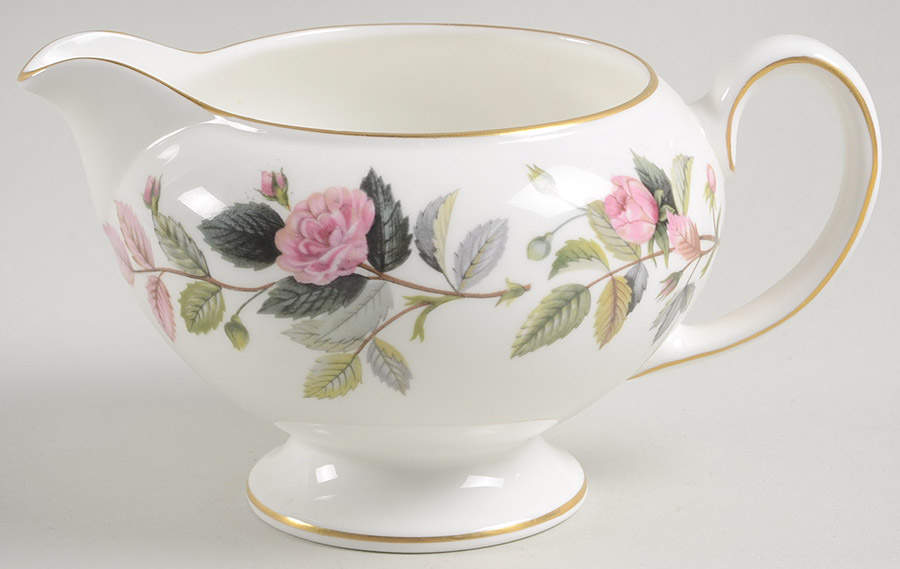 Hathaway Rose Leigh Shape Creamer by Wedgwood-1
