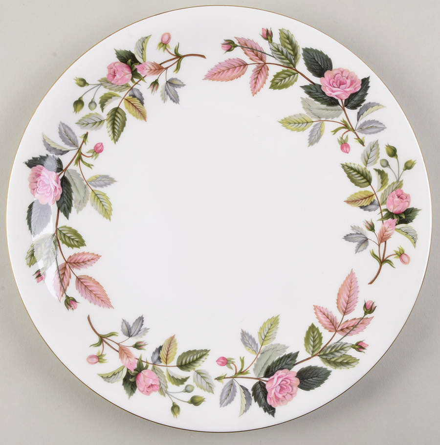 Hathaway Rose Coupe Luncheon Plate by Wedgwood-1