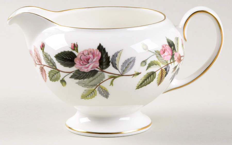 Hathaway Rose Leigh Shape Creamer by Wedgwood-1