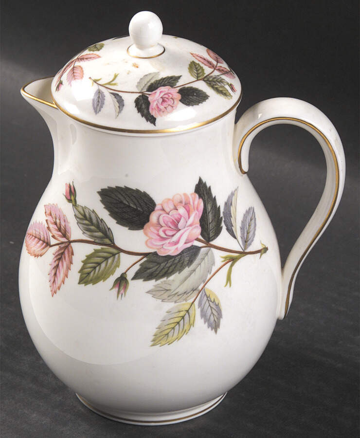 Hathaway Rose Hot Water Jug & Lid by Wedgwood-1