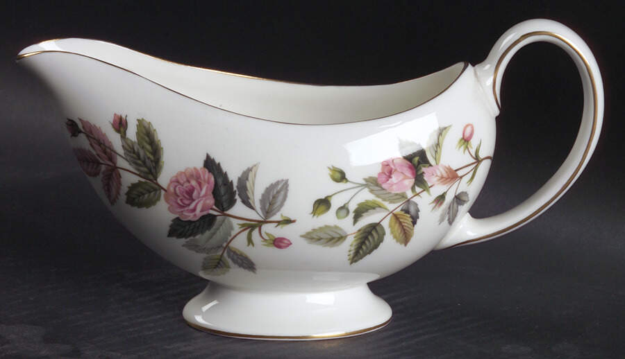 Hathaway Rose Gravy Boat by Wedgwood-1