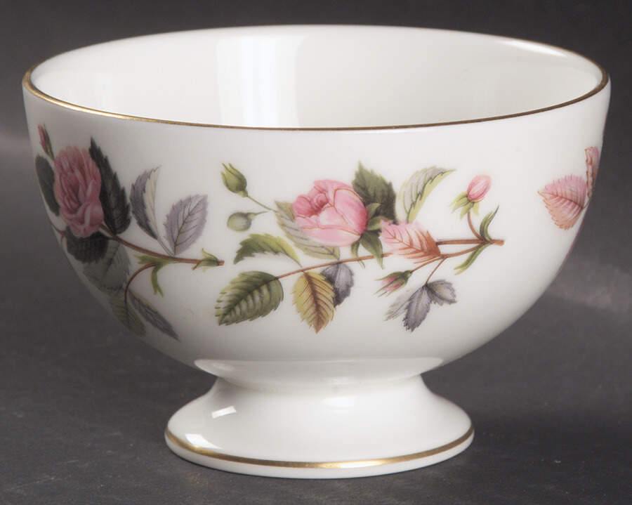 Hathaway Rose Mini Open Sugar Bowl by Wedgwood-1
