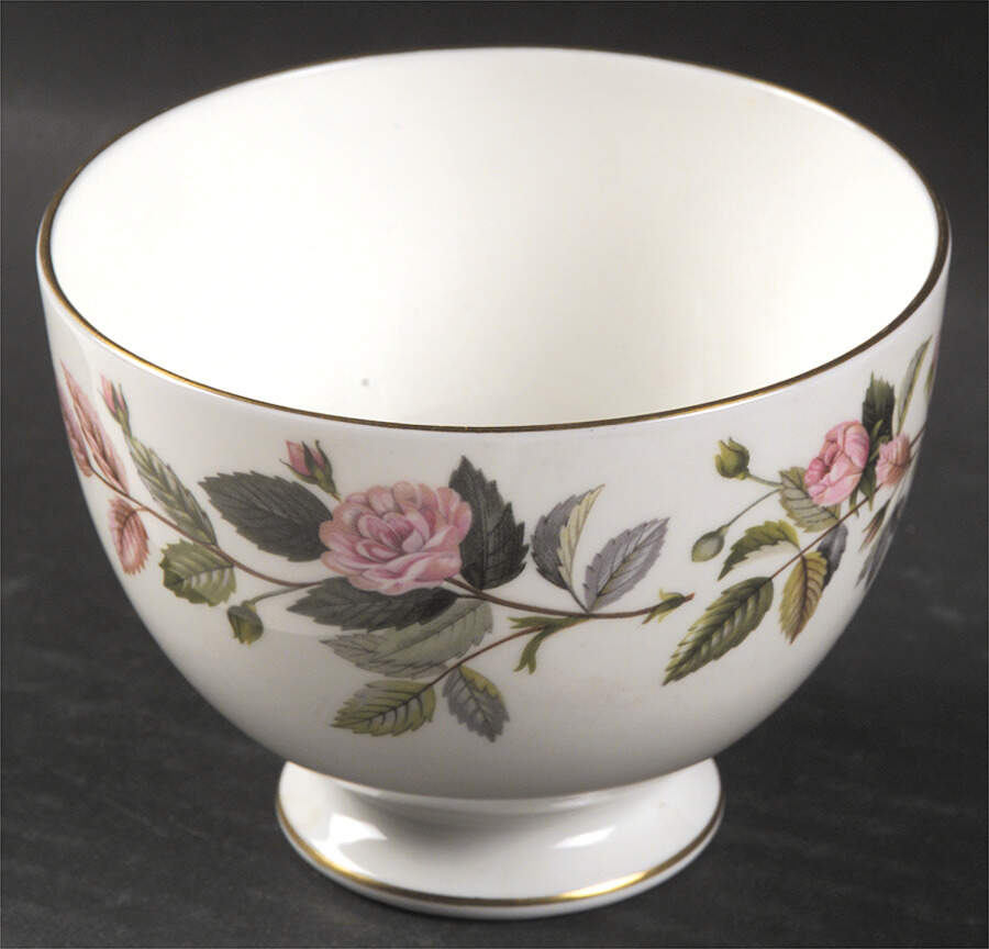 Hathaway Rose Open Sugar Bowl by Wedgwood-1
