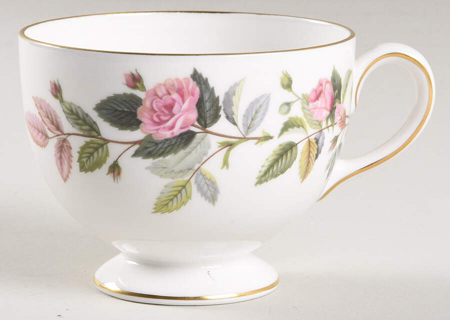 Hathaway Rose Footed Cup by Wedgwood-1