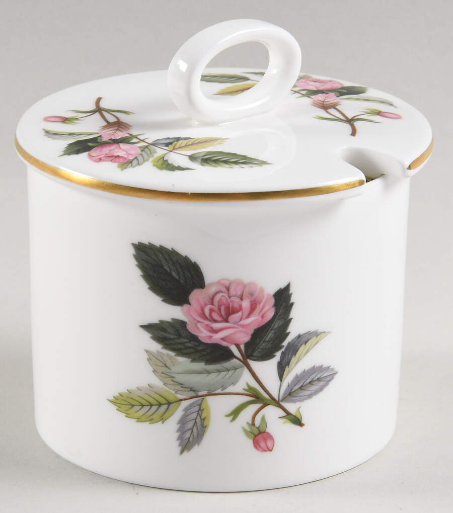 Hathaway Rose Jam/Jelly & Lid by Wedgwood-1
