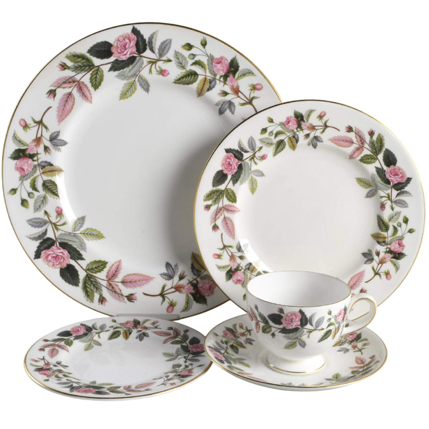 Hathaway Rose 40 Piece Estate Set by Wedgwood-1