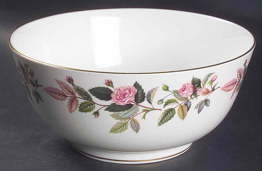 Hathaway Rose 9" Salad Serving Bowl by Wedgwood-1
