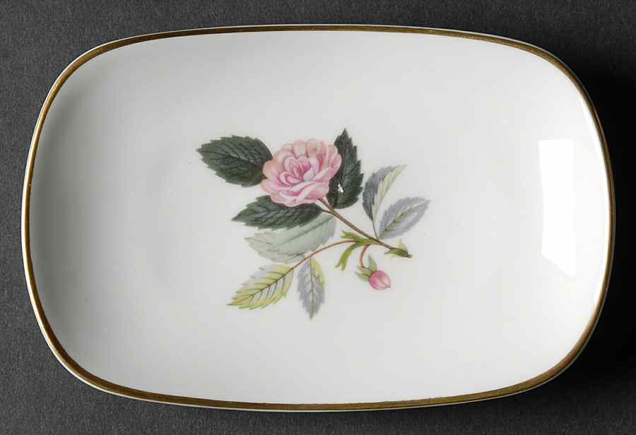 Hathaway Rose Soap Dish by Wedgwood-1