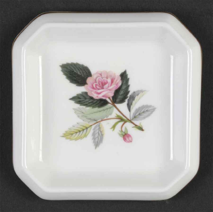 Hathaway Rose Small Square Sweet Meat Dish by Wedgwood-1