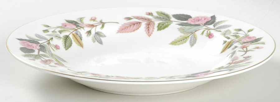 Hathaway Rose Rim Soup Bowl by Wedgwood-1