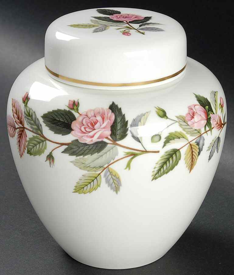 Hathaway Rose Medium Ginger Jar & Lid by Wedgwood-1