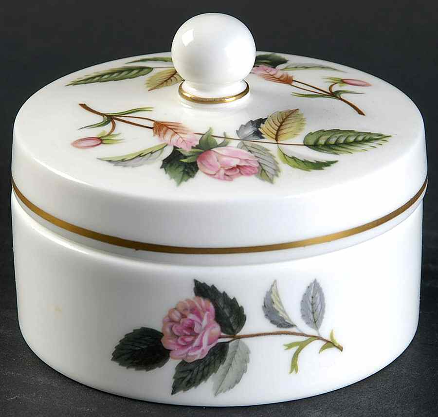 Hathaway Rose 3" Round Box & Lid by Wedgwood-1