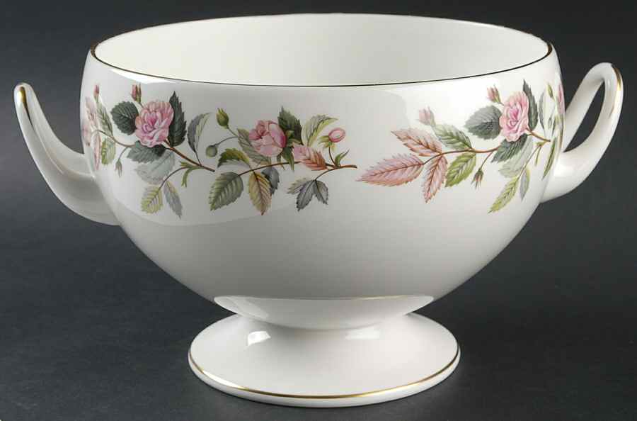 Hathaway Rose Tureen No Lid by Wedgwood-1