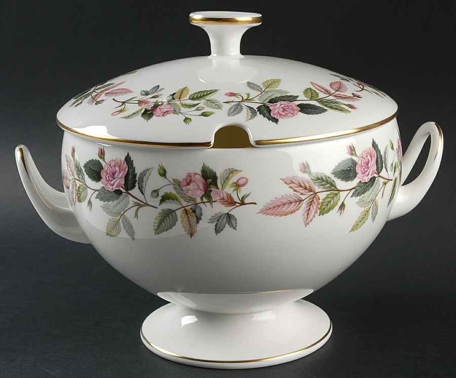 Hathaway Rose Tureen &  Lid by Wedgwood-1