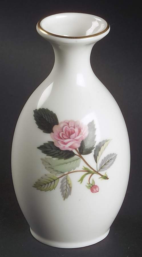 Hathaway Rose 5" Bud Vase by Wedgwood-1