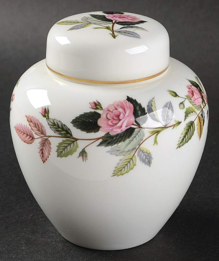 Hathaway Rose Small Ginger Jar & Lid by Wedgwood-1