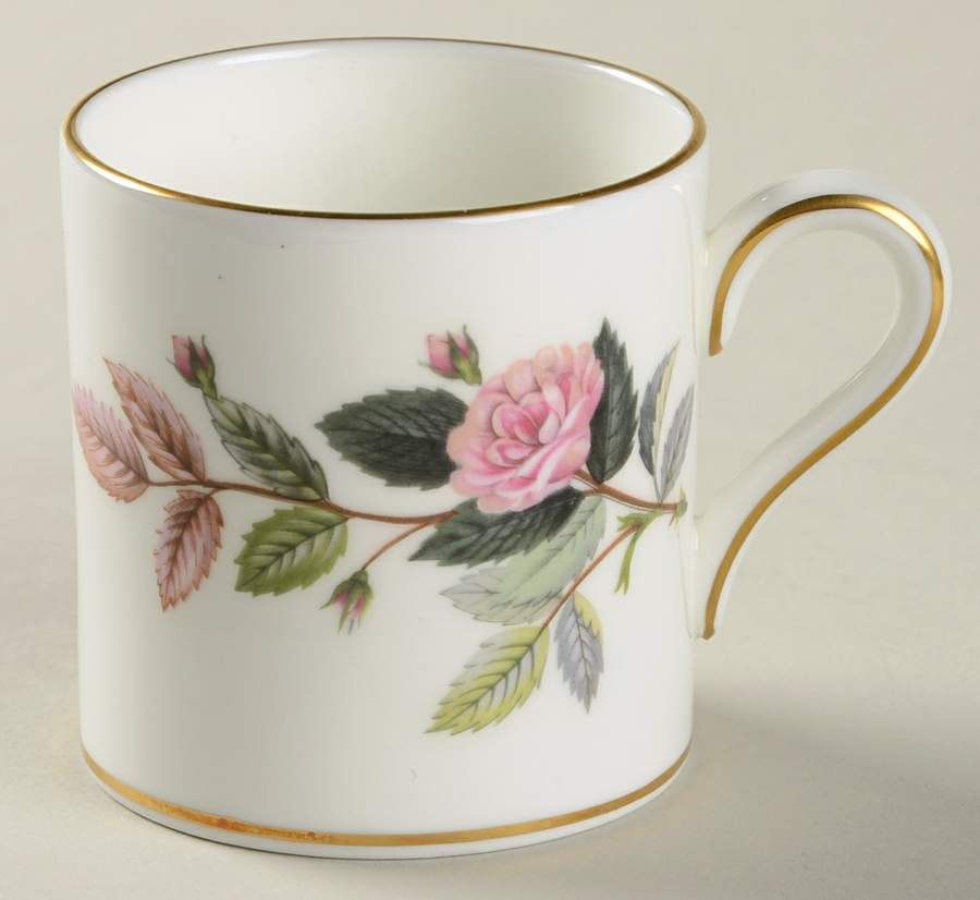 Hathaway Rose Bond Shape Demitasse Cup by Wedgwood-1