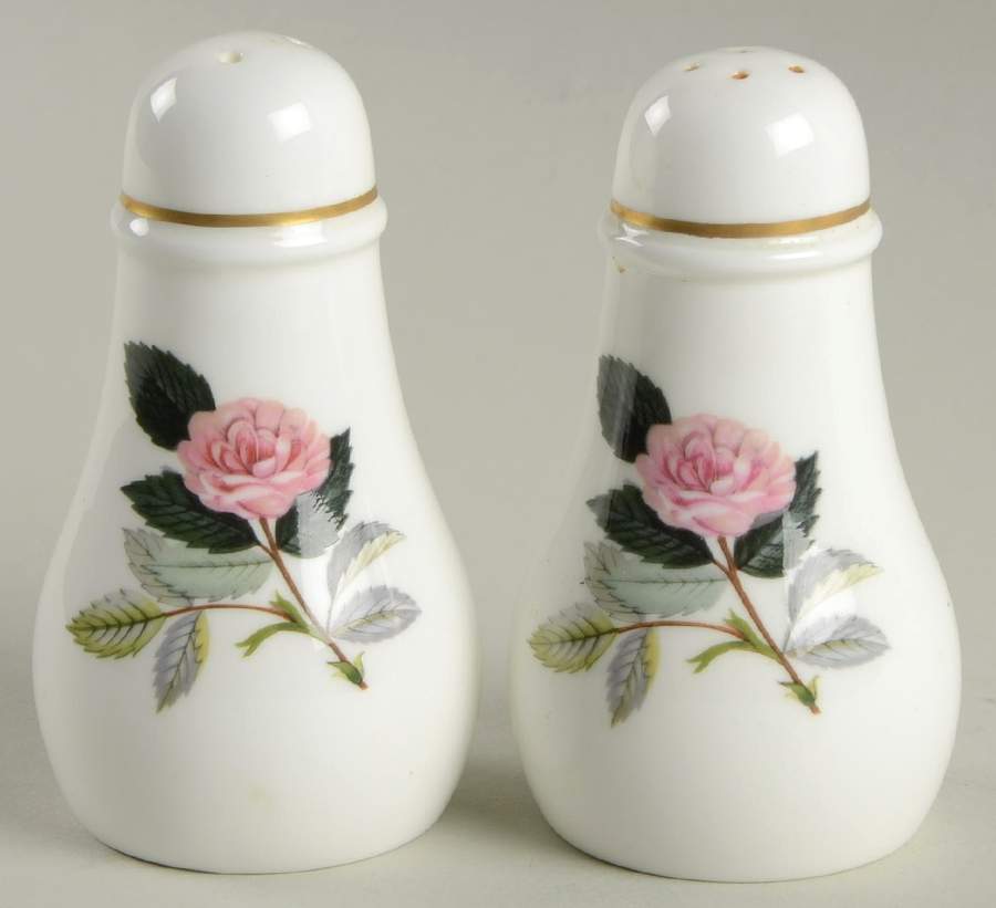 Hathaway Rose Salt & Pepper Set by Wedgwood-1