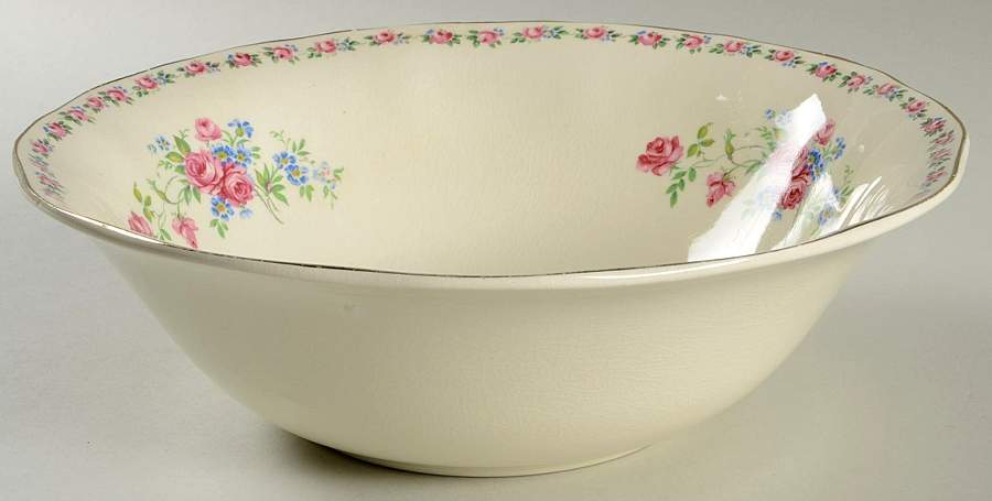 Harmony Rose 9" Round Vegetable Bowl by Wedgwood-1