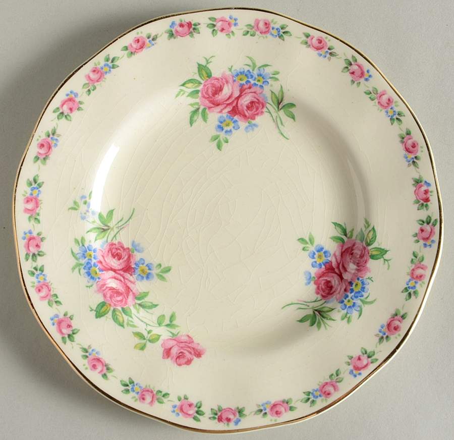 Harmony Rose Bread & Butter Plate by Wedgwood-1