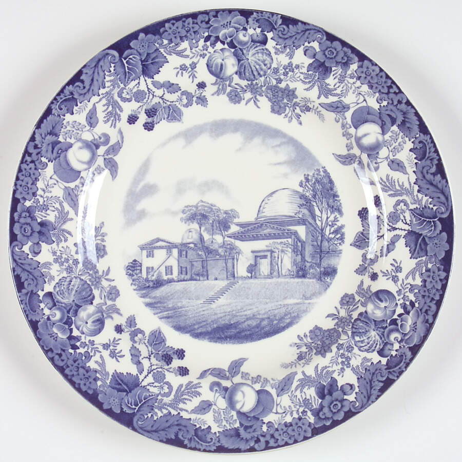 Harvard University Blue Dinner Plate by Wedgwood-1