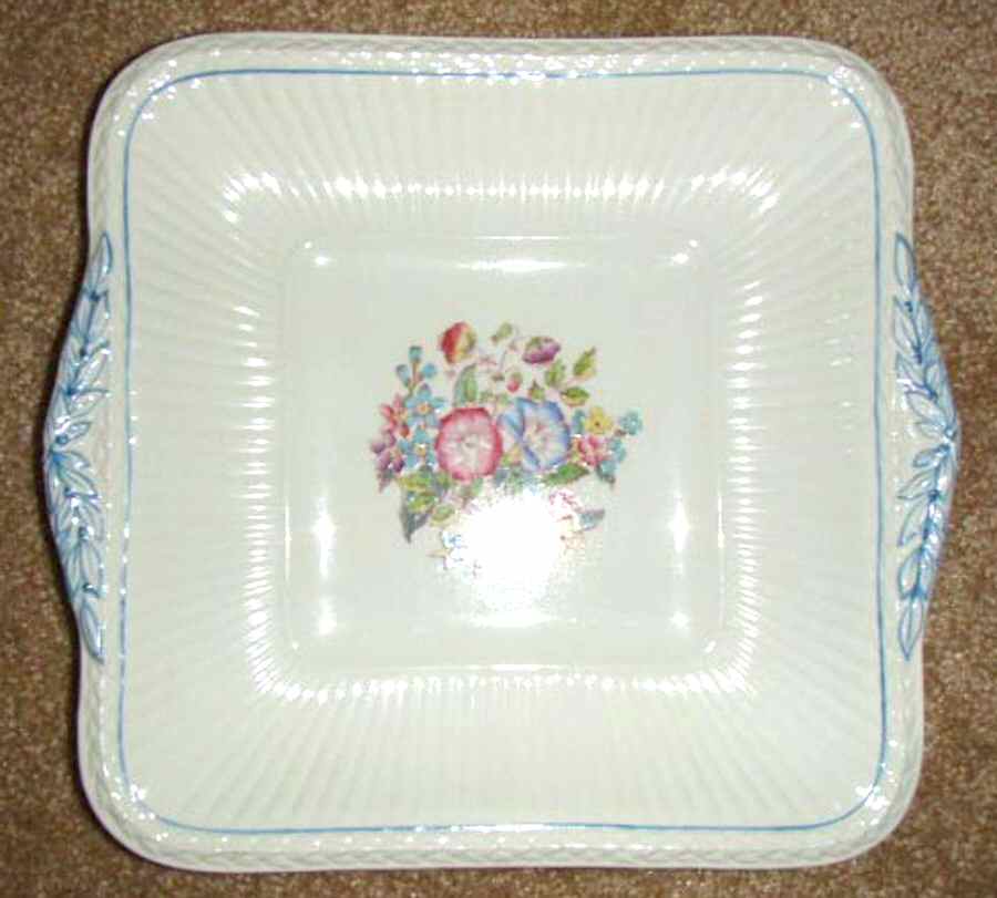 Hedgerow Square Handled Cake Plate by Wedgwood-1