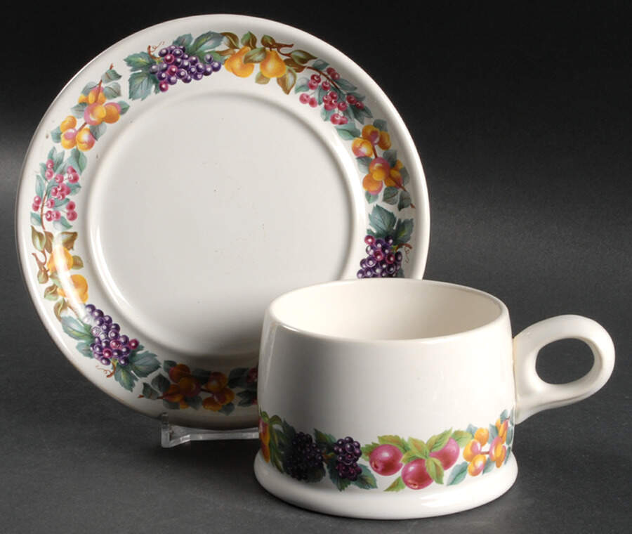 Hereford (Oven To Table) Flat Cup & Saucer Set by Wedgwood-1